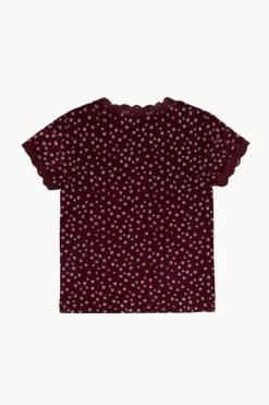 Girls Lace-Trim Floral Tee (Kids)