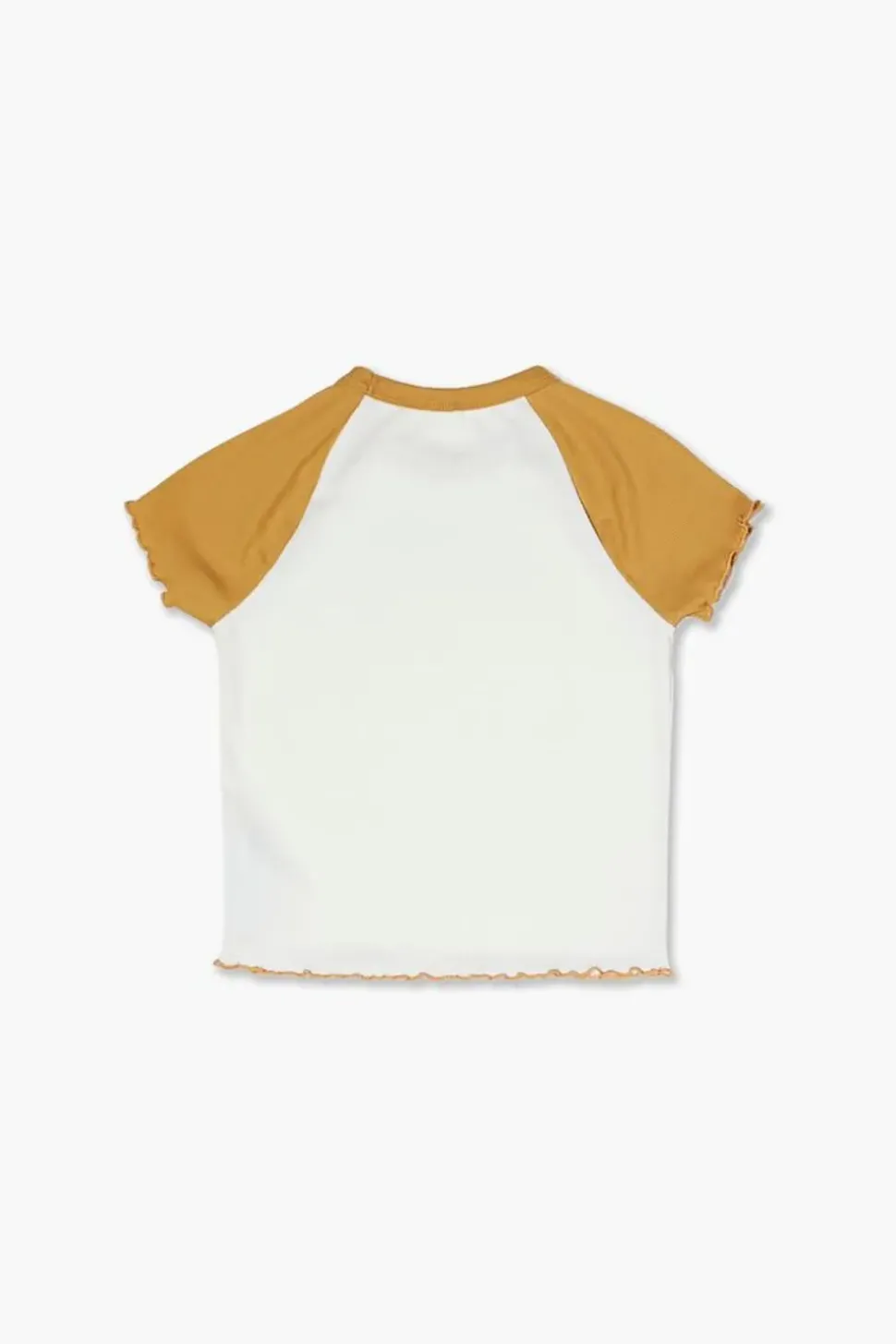 Girls Lettuce-Edge Raglan Tee (Kids)