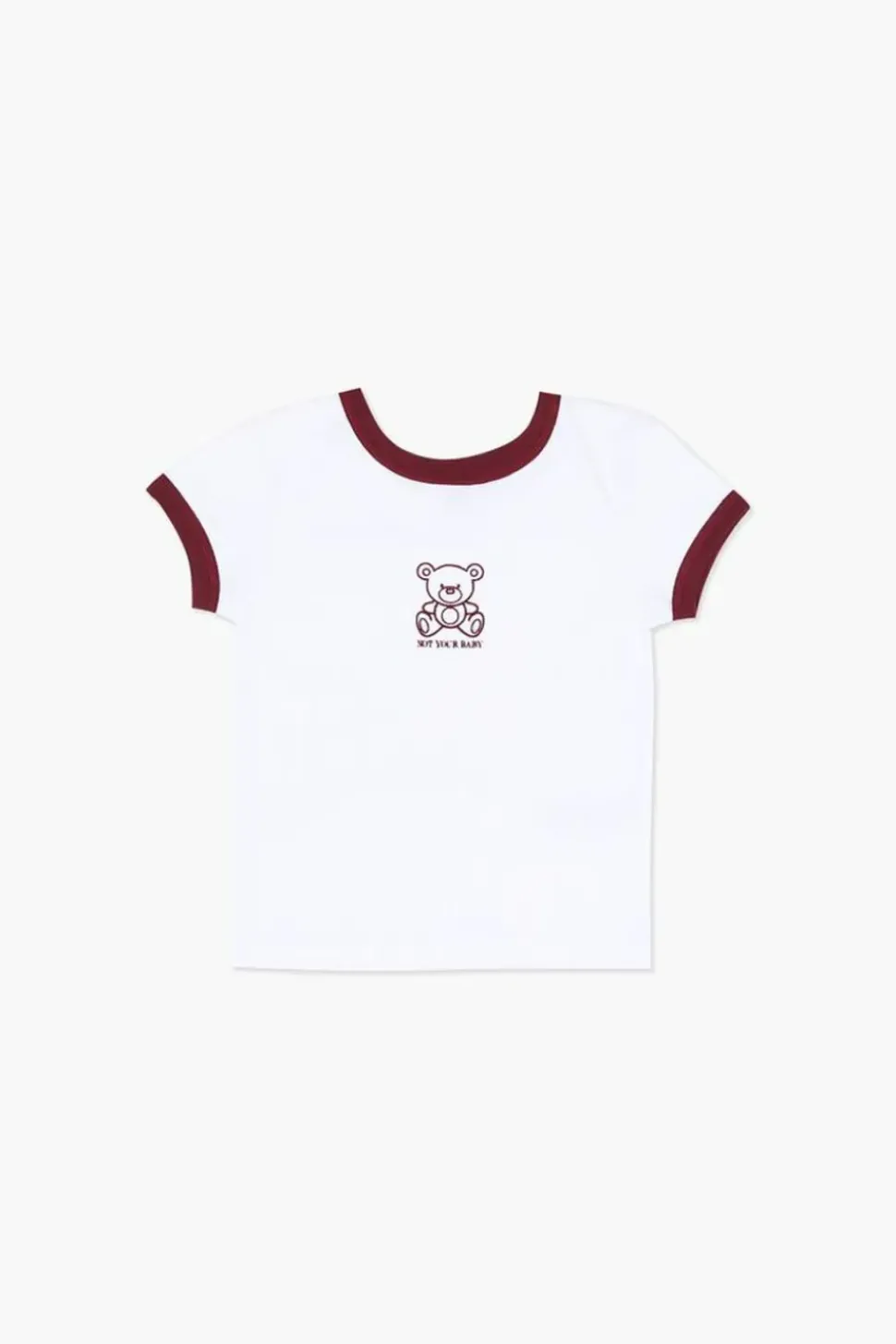 Girls Not Your Baby Ringer Tee (Kids)