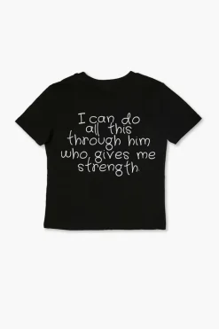 Girls Organically Grown Cotton Graphic Tee (Kids)
