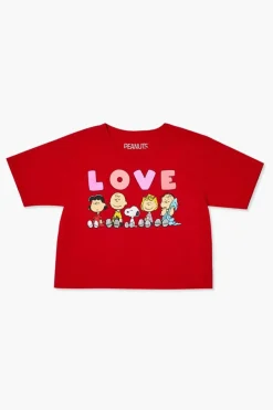 Girls Peanuts Gang Love Graphic Tee (Kids)