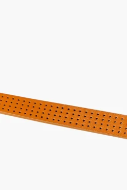 Girls Perforated Faux Leather Belt (Kids)