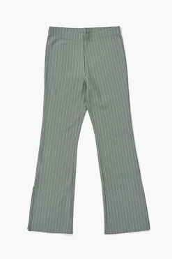 Girls Pinstriped Flare Pants (Kids)