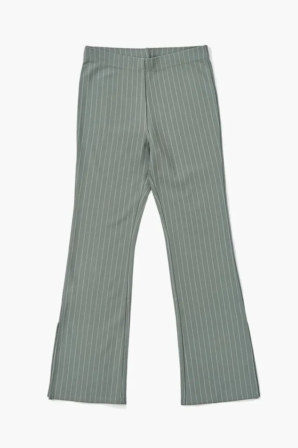 Girls Pinstriped Flare Pants (Kids)