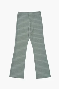 Girls Pinstriped Flare Pants (Kids)