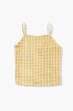 Girls Plaid Cami (Kids)