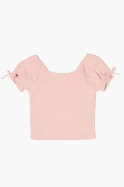 Girls Puff-Sleeve Top (Kids)