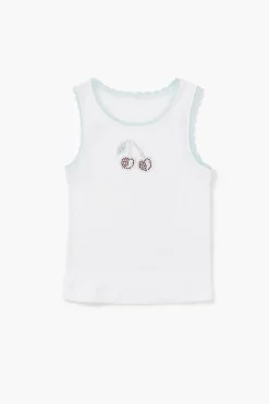 Girls Rhinestone Cherry Tank Top (Kids)