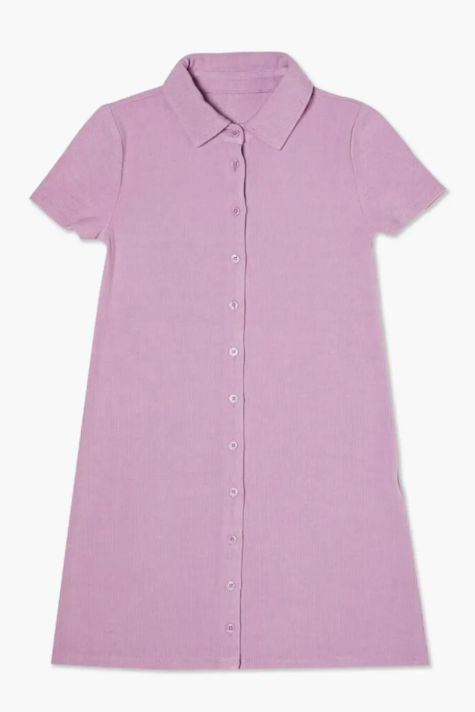 Girls Ribbed Knit Shirt Dress (Kids)