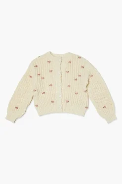 Girls Rose Cardigan Sweater (Kids)