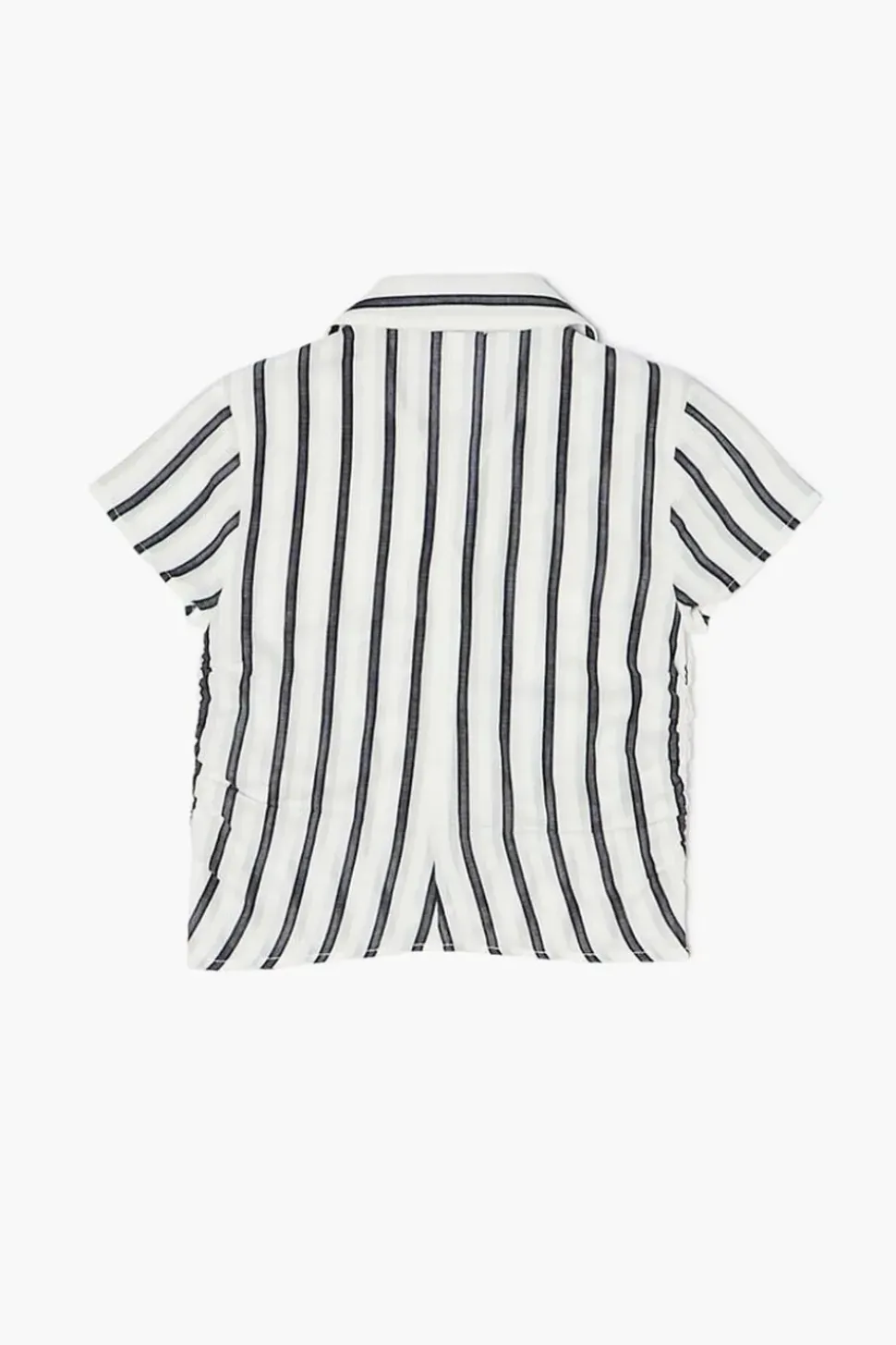 Girls Ruched Striped Shirt (Kids)