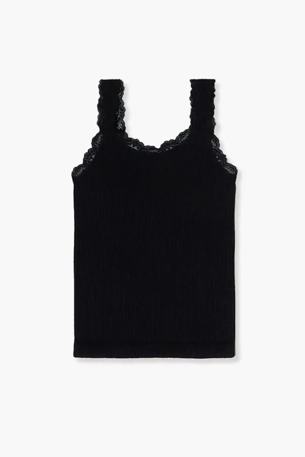 Girls Seamless Lace-Trim Tank Top (Kids)