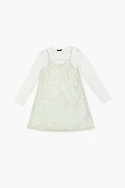 Girls Sequin Dress & Tee Set (Kids)