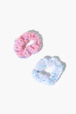 Girls Sequin Hair Scrunchie Set (Kids)