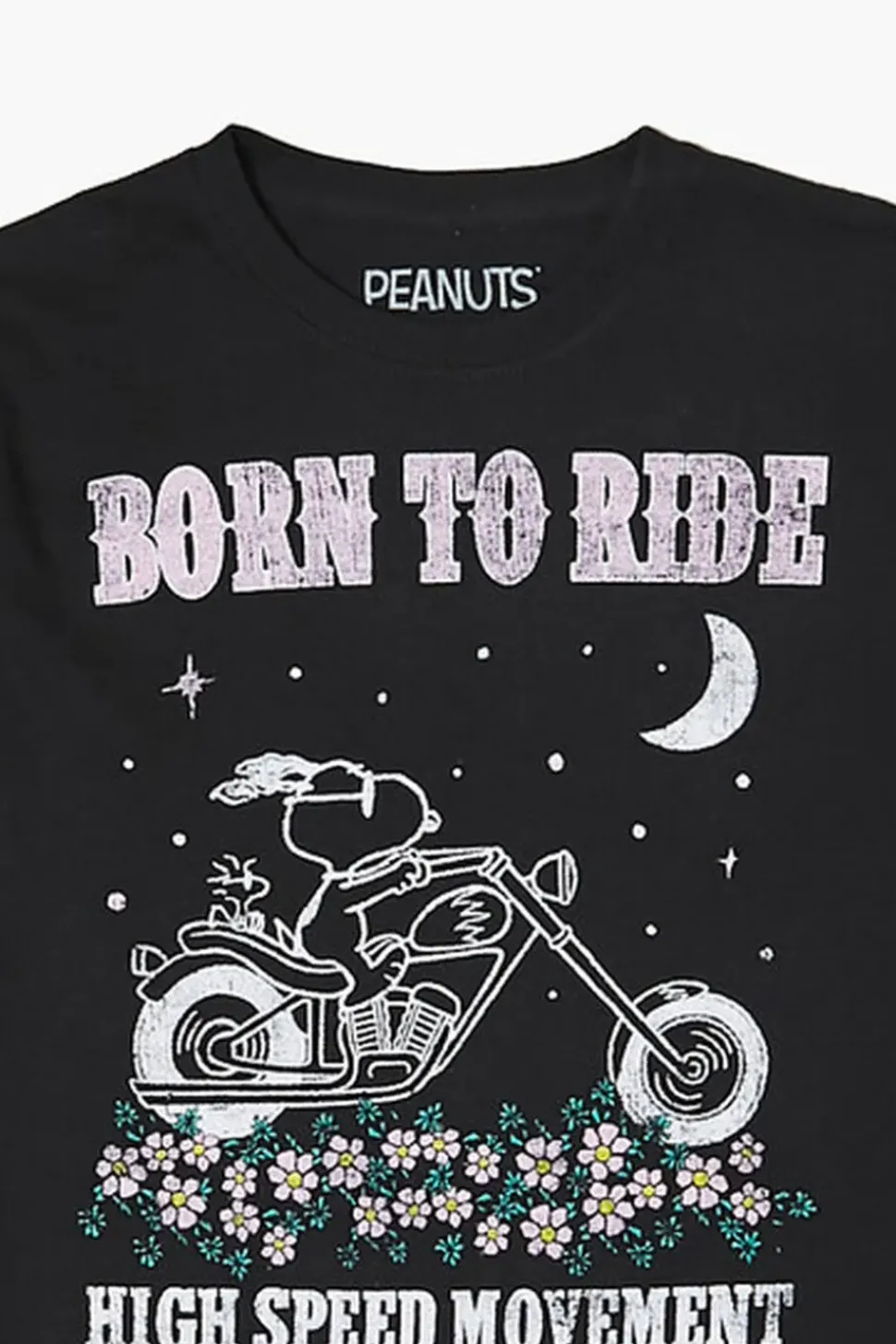 Girls Snoopy Motorcycle Graphic Tee (Kids)