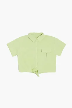 Girls Tie-Front Shirt (Kids)