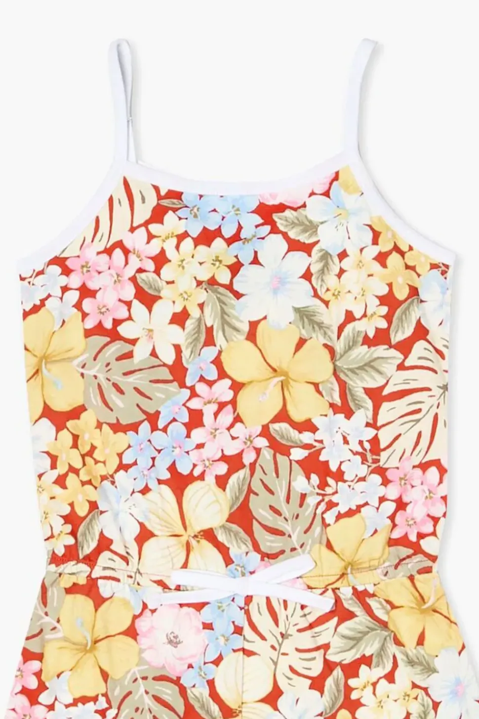 Girls Tropical Floral Print Romper (Kids)