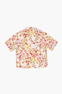 Girls Tropical Floral Print Shirt (Kids)