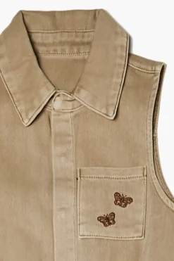 Girls Twill Jumpsuit (Kids)