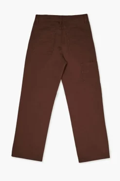 Girls Twill Straight-Leg Pants (Kids)