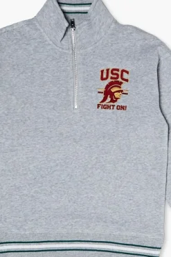 Girls Usc Graphic Half-Zip Pullover (Kids)