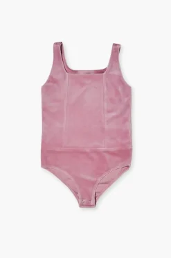 Girls Velvet Bodysuit (Kids)