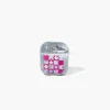 Glittered Floral Earbuds Case