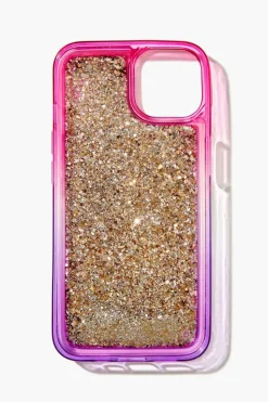 Glitter Flower Case For Iphone 13