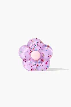 Glitter Flower Phone Grip