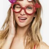 Glitter Heart Glasses