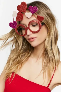 Glitter Heart Glasses