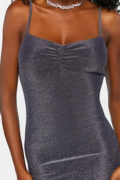 Glitter Knit Mini Dress