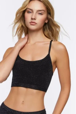 Glitter Knit Seamless Bralette