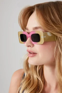 Gradient Rectangular Sunglasses