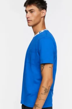 Graphic-Trim Crew Tee