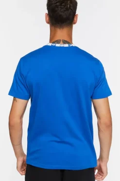 Graphic-Trim Crew Tee