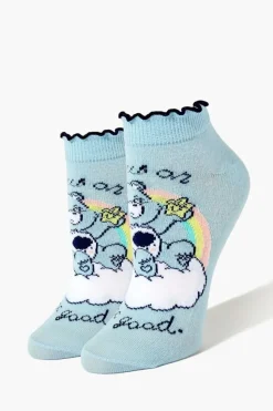Grumpy Bear Ankle Socks