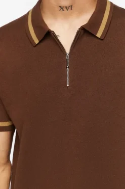 Half-Zip Polo Shirt
