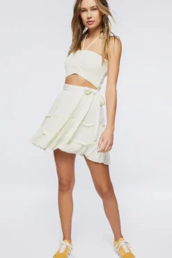 Halter Cutout Mini Dress