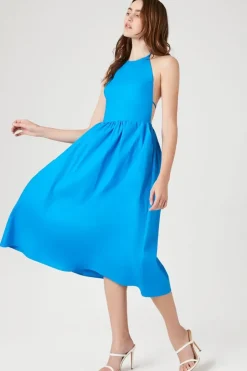 Halter Midi Pocket Dress