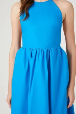 Halter Midi Pocket Dress