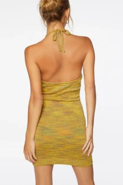 Halter Mini Bodycon Dress