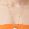 Hammered Disc Statement Necklace