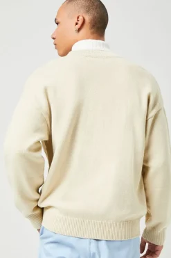 Happy Face Cardigan Sweater