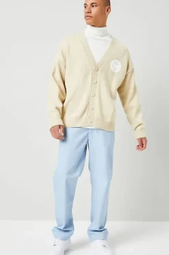 Happy Face Cardigan Sweater