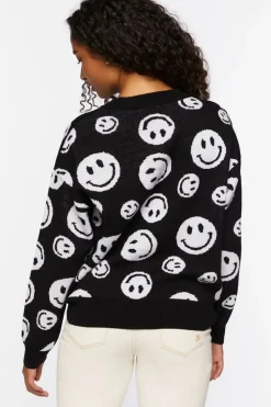 Happy Face Crew Sweater