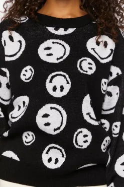 Happy Face Crew Sweater