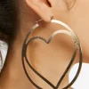 Heart & Hoop Earrings