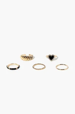 Heart Ring Set