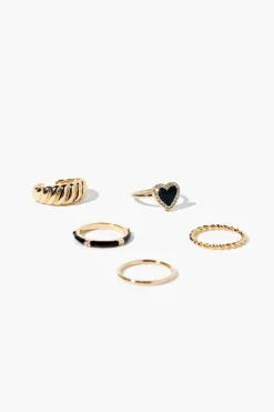 Heart Ring Set